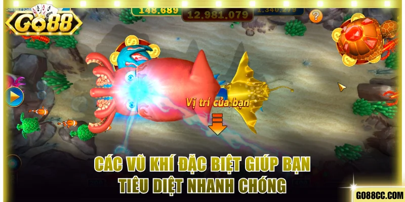 Các vũ khí có độ sát thương cao trong H5 bắn cá